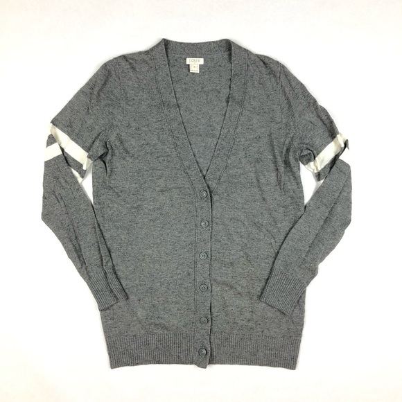 J. Crew Sweaters - J Crew Women's Striped Merino Cardigan Sweater